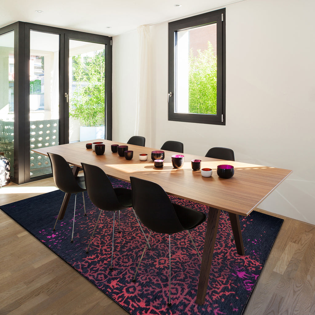 Placing a Rug under the Dining Table? Remember These Tips for Dining Room Decor