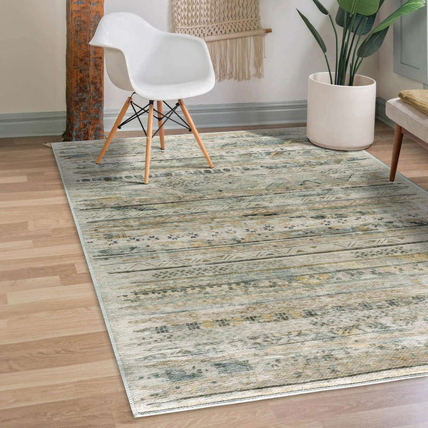 Infredred Rugs Washable Indoor Rugs | Machine Washable & Eco-Friendly | Green Decore
