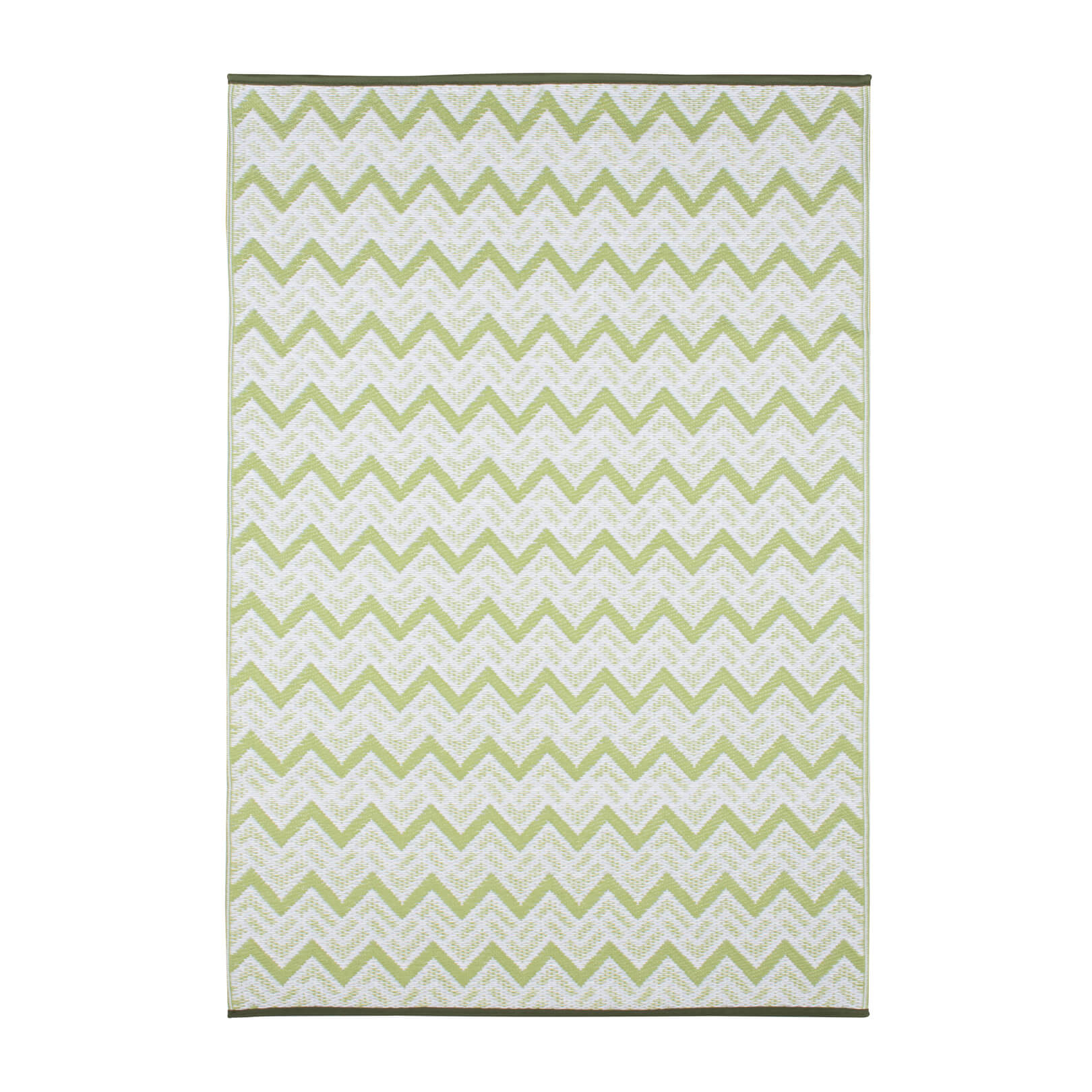 Herbam Outdoor Recycled Plastic Rug (Light green/Grey)
